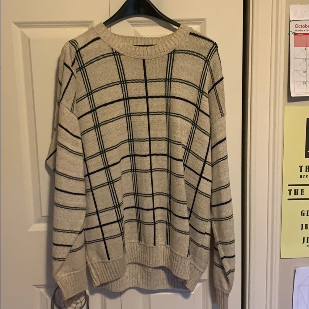 oversized knit sweater